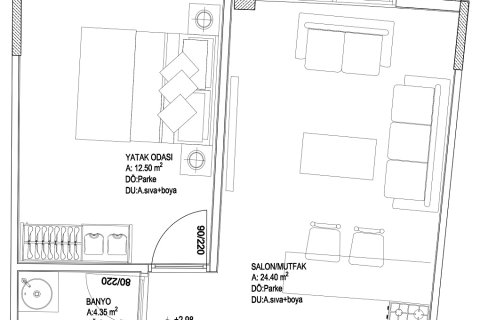 Wohnung  in Mugla, Türkei Nr. 224232 - 4