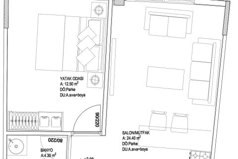 Wohnung  in Mugla, Türkei Nr. 224236 - 4