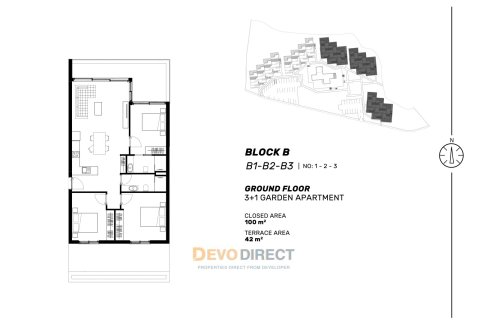 Apartment for sale  in Kucukerenkoy, Girne, Northern Cyprus, 3 bedrooms, 142m2, No. 225643 – photo 19