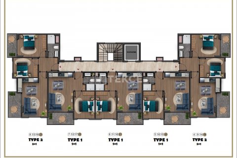 Продажа квартиры  в Аланье, Анталье, Турция 2+1, 85м2, №134392 – фото 28