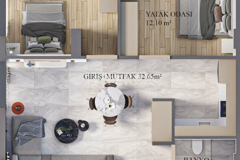 Продажа квартиры  в Анталье, Турция 1+1, 58м2, №215440 – фото 19