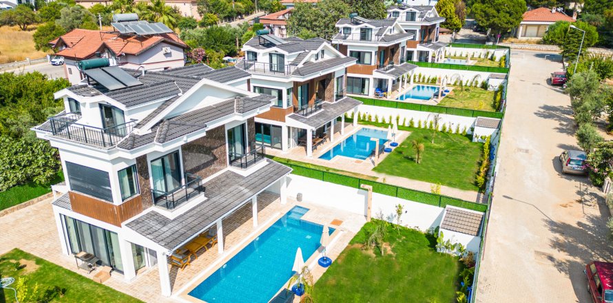 4+1 Villa  i Fethiye, Mugla, Tyrkiet Nr. 232490
