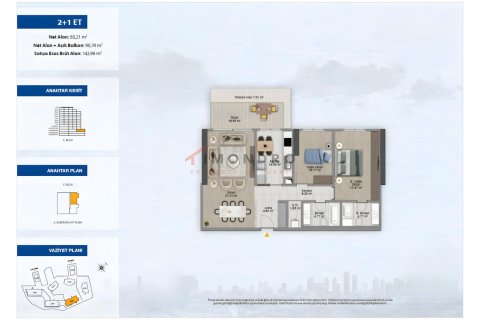 3+1 Leilighet  i Sisli, Istanbul, Tyrkia Nr. 215988 - 17