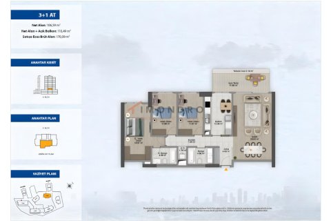 2+1 Leilighet  i Sisli, Istanbul, Tyrkia Nr. 215987 - 19