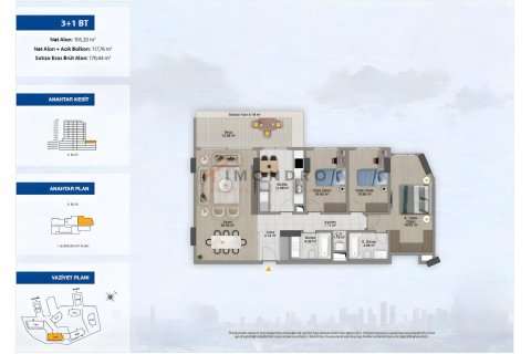 2+1 Leilighet  i Sisli, Istanbul, Tyrkia Nr. 215987 - 20