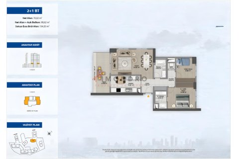 4+1 Leilighet  i Sisli, Istanbul, Tyrkia Nr. 215989 - 14