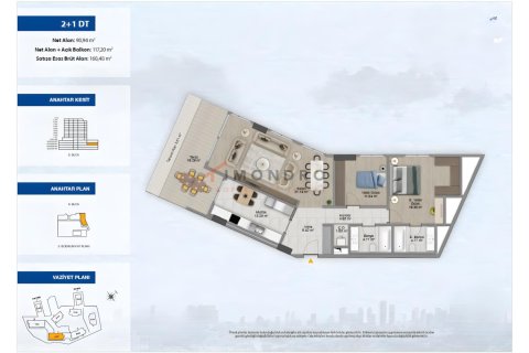 4+1 Leilighet  i Sisli, Istanbul, Tyrkia Nr. 215989 - 16