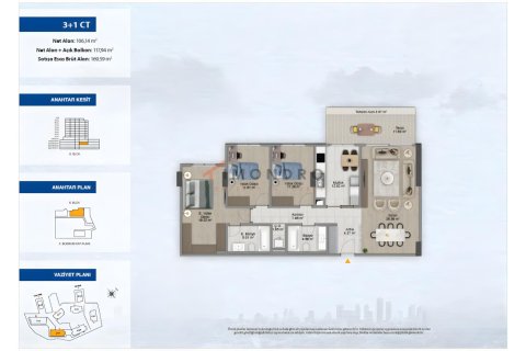 4+1 Leilighet  i Sisli, Istanbul, Tyrkia Nr. 215989 - 21