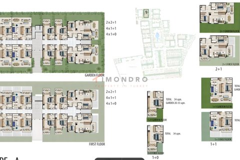 آپارتمان در Northern Cyprus ، ترکیه 34 متر مربع. شماره 215990 - 14