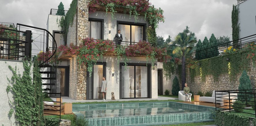 2+1 Lejlighed  i Bodrum, Mugla, Tyrkiet Nr. 222956