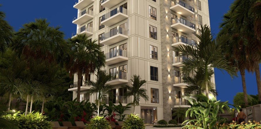 1+0 Lejlighed  i Alanya, Antalya, Tyrkiet Nr. 225125