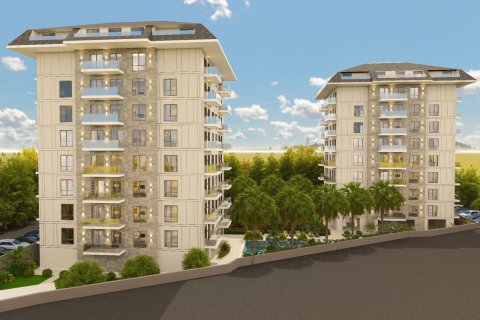 1+0 Lejlighed  i Alanya, Antalya, Tyrkiet Nr. 225125 - 9