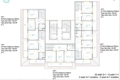 آپارتمان در  Alanya ، ترکیه 2 خوابه ، 80 متر مربع.  شماره 222274 - 19
