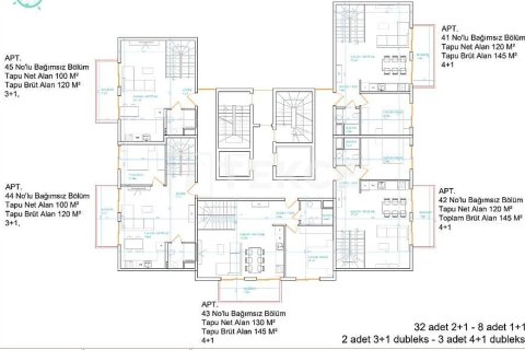 1+1 Wohnung  in Alanya, Antalya, Türkei Nr. 222273 - 18