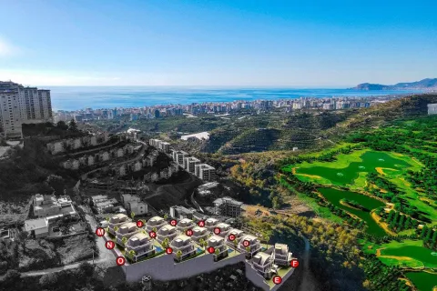 4+1 Villa  i Alanya, Antalya, Tyrkia Nr. 219570 - 9