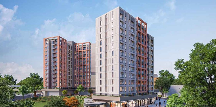 Квартира  2-х ком. в Стамбуле, Турция №215637