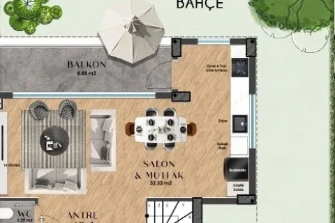 Apartment for sale in Aksu, Antalya, Turkey, 3 bedrooms, 150m2, No. 220996 – photo 13