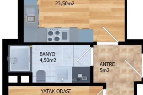 Daire   Muğla, Türkiye №224165