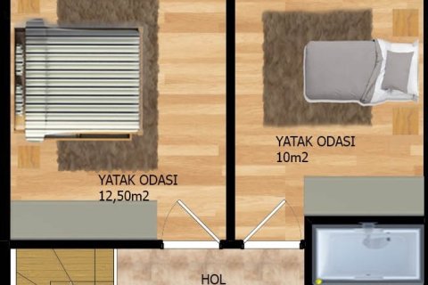 Leilighet  i Mugla, Tyrkia Nr. 224162 - 2