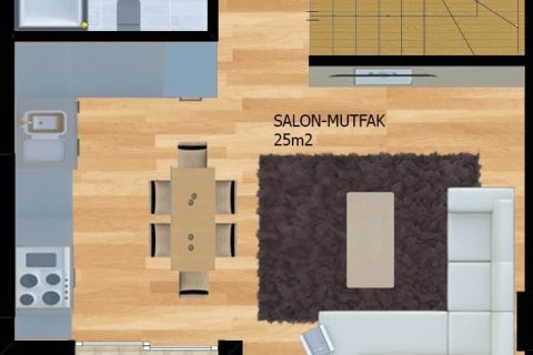 Daire   Muğla, Türkiye №224163