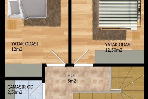 Leilighet  i Mugla, Tyrkia Nr. 224161 - 2