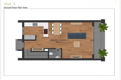 4+1 Takvåning i Sida, Antalya, Turkiet Nr. 184410 - 17