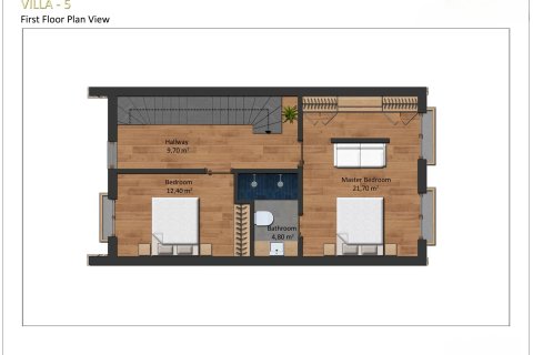 4+1 Takvåning i Sida, Antalya, Turkiet Nr. 184410 - 18
