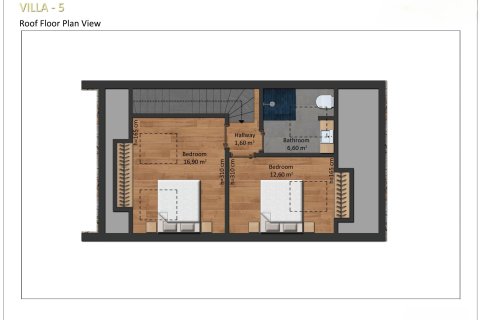 4+1 Takvåning i Sida, Antalya, Turkiet Nr. 184410 - 19