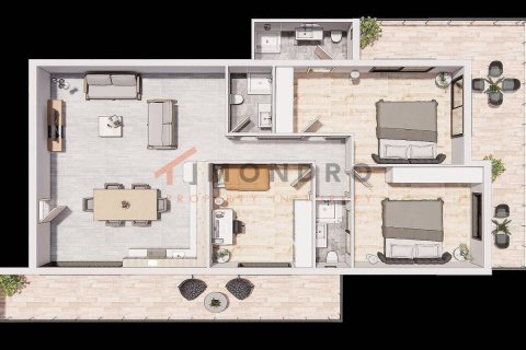 آپارتمان در Northern Cyprus ، ترکیه 1 خوابه ، 130 متر مربع. شماره 215114 - 26