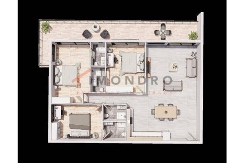 آپارتمان در Northern Cyprus ، ترکیه 1 خوابه ، 130 متر مربع. شماره 215114 - 28