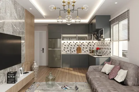 آپارتمان در  Kepez ، ترکیه 1 خوابه ، 64.5 متر مربع.  شماره 223815 - 9