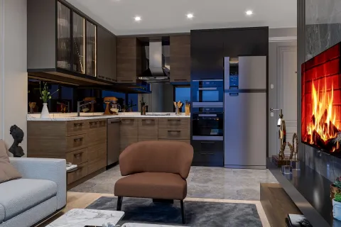 آپارتمان در  Kepez ، ترکیه 1 خوابه ، 75 متر مربع.  شماره 223816 - 10