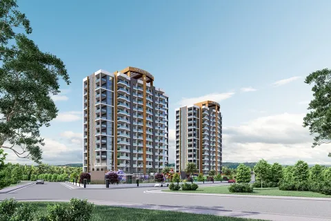 آپارتمان در  Kepez ، ترکیه 1 خوابه ، 75 متر مربع.  شماره 223816