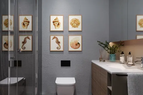 آپارتمان در  Kepez ، ترکیه 1 خوابه ، 75 متر مربع.  شماره 223816 - 13