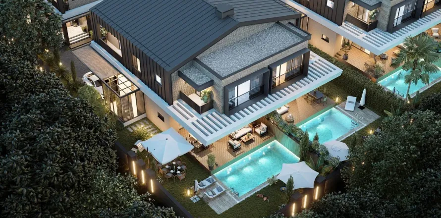 آپارتمان در  Mugla ، ترکیه 4 خوابه ، 350 متر مربع.  شماره 223472