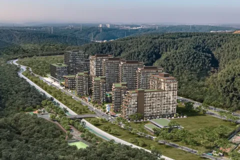 آپارتمان در  Aksu ، ترکیه 1 خوابه ، 72 متر مربع.  شماره 224105