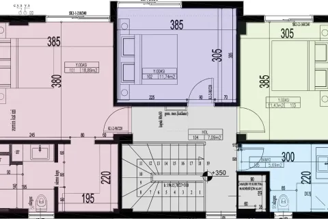 آپارتمان در  Aegean Region ، ترکیه 4 خوابه ، 120 متر مربع.  شماره 224078 - 16