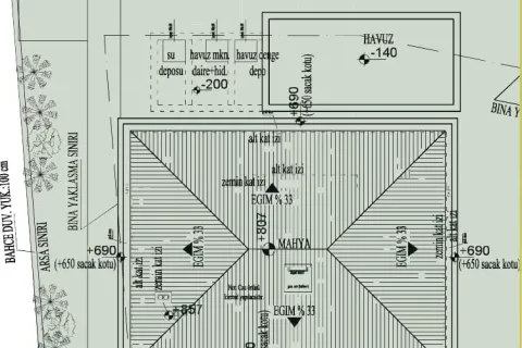 آپارتمان در  Aegean Region ، ترکیه 4 خوابه ، 120 متر مربع.  شماره 224078 - 17