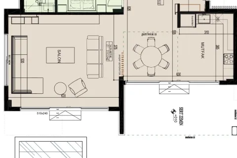 آپارتمان در  Aegean Region ، ترکیه 5 خوابه ، 200 متر مربع.  شماره 224079 - 9