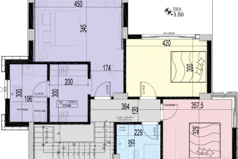 آپارتمان در  Aegean Region ، ترکیه 5 خوابه ، 160 متر مربع.  شماره 224081 - 19