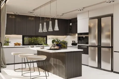 آپارتمان در  Aegean Region ، ترکیه 5 خوابه ، 160 متر مربع.  شماره 224081 - 9