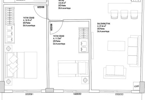 Lejlighed  i Mugla, Tyrkiet Nr. 224275 - 4