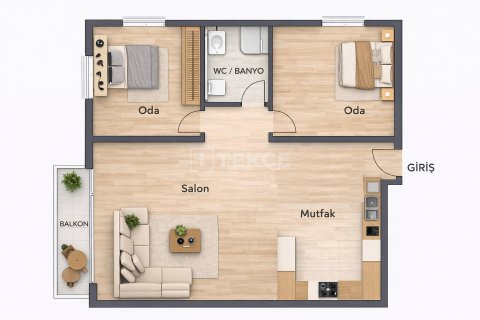 Apartment for sale  in Girne, Northern Cyprus, 2 bedrooms, 100m2, No. 221404 – photo 15