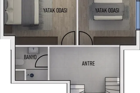 3+1 Leilighet i Mugla, Tyrkia Nr. 220246 - 19