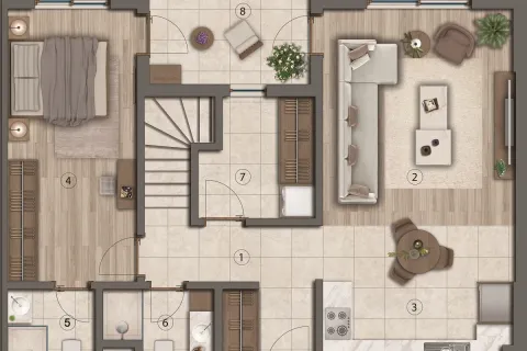 Apartment for sale in Mugla, Turkey, 3 bedrooms, 181.12m2, No. 220104 – photo 24