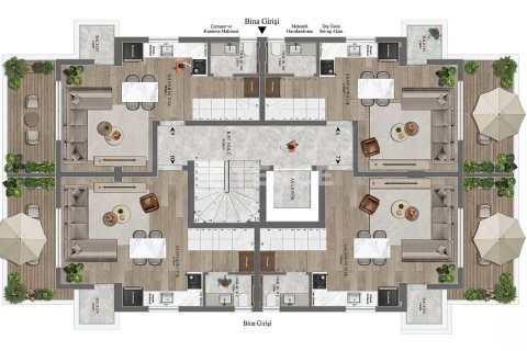 1+1 Lejlighed  i Antalya, Tyrkiet Nr. 222388 - 16