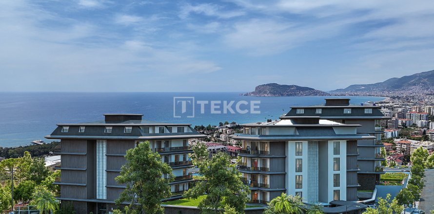 4+1 Takvåning i Alanya, Antalya, Turkiet Nr. 215139