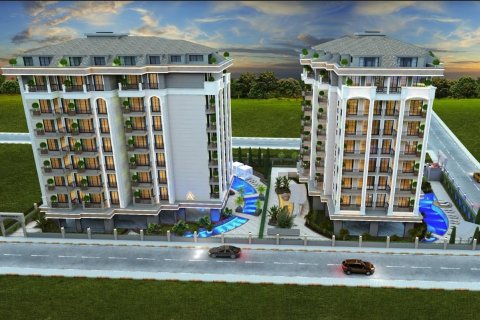 1+1 Leilighet  i Alanya, Antalya, Tyrkia Nr. 42674 - 5