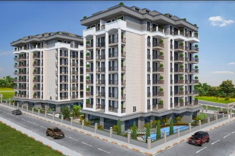 1+1 Leilighet  i Alanya, Antalya, Tyrkia Nr. 42674 - 6