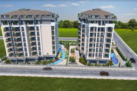 1+1 Leilighet  i Alanya, Antalya, Tyrkia Nr. 42674 - 7